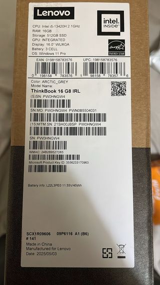 Lenovo ThinkBook Gris i5