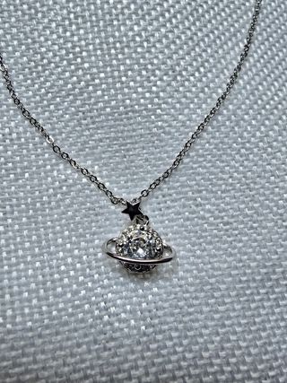 Collar Estrella y Planeta Plata S925