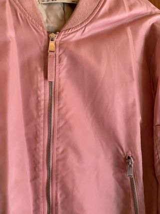 Bomber Zara rosa Talla L