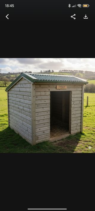 Cabaña de madera para jardín