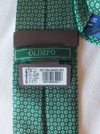 Corbata Seda Olimpo sin estrenar- Talla Única