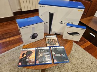 Consola Sony PS5 Slim Blanca y Negra