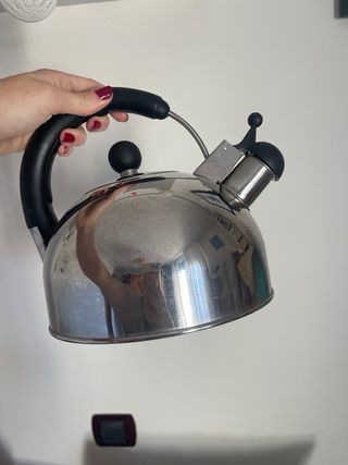 Hervidor de agua metálico