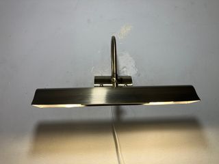 Lampada da parete orientabile metallo brunito