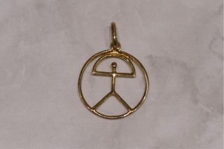 COLGANTE INDALO, ORO 18K/0.8g