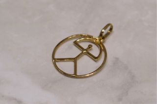 COLGANTE INDALO, ORO 18K/0.8g