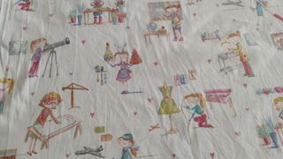 Sábana cuna Zara Home profesiones niña 100*150 cm