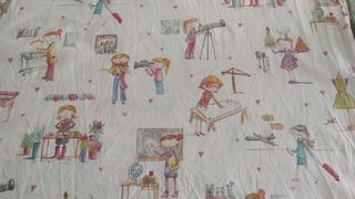 Sábana cuna Zara Home profesiones niña 100*150 cm