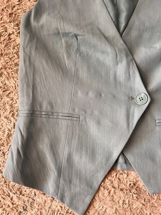 Chaleco Stradivarius Azul Talla XS