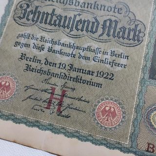 Billete Alemán 10.000 Mark 1922