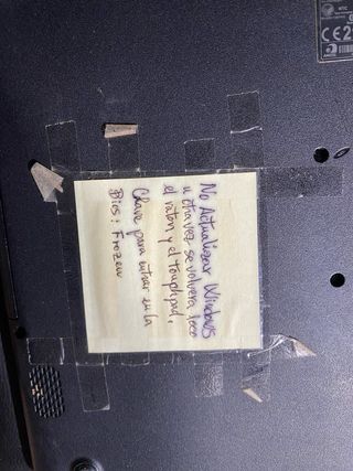 Portátil Acer Rojo para Piezas