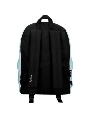 Mochila Pepe Jeans Azul Claro, con estuche.