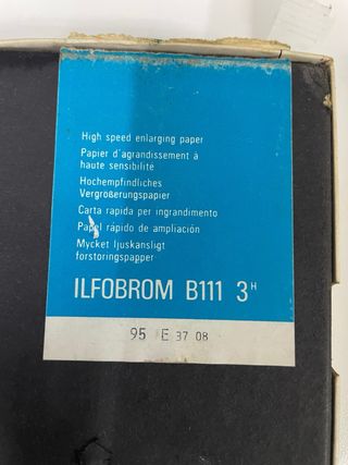 Carta fotografica ILFORD - LOTTO