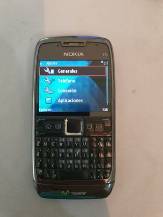 Nokia E71 Negro/Plateado