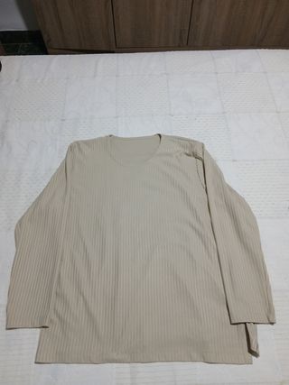 Jersey mujer beige talla única