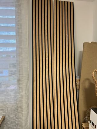 Revestimiento pared palillería MDF acústico