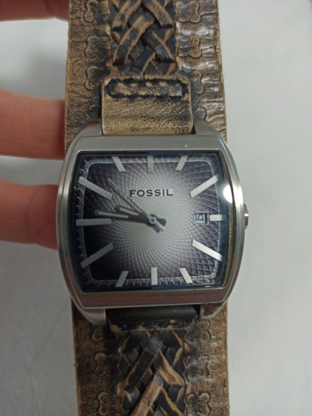 Reloj Fossil Correa Cuero Trenzado
