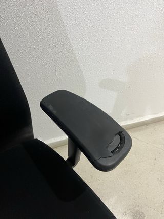 Sedie da ufficio nere (2 unità)