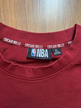 Camiseta Chicago Bulls XL Roja NBA