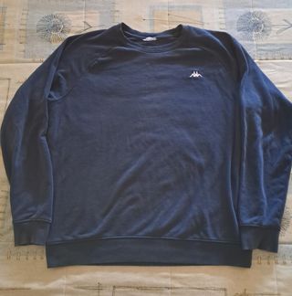 Sudadera vintage azul marino. 