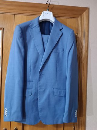 Traje de chaqueta azul Puroego