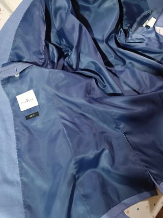 Traje de chaqueta azul Puroego