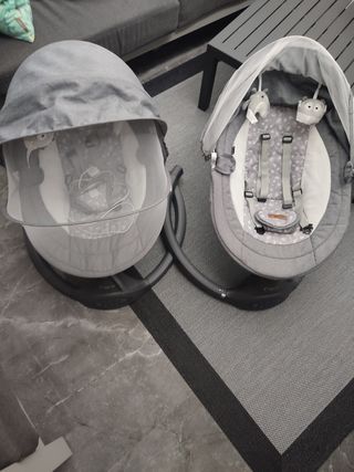 Mecedora bebé con mando y Bluetooth