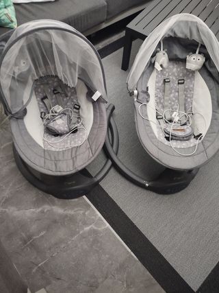 Mecedora bebé con mando y Bluetooth