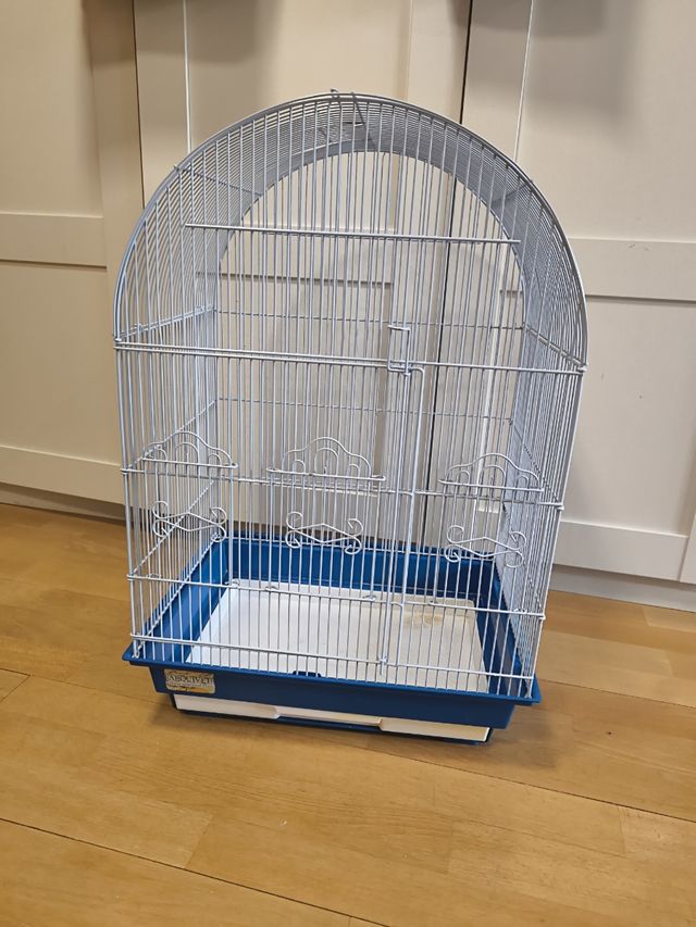 Jaula grande para pájaros con bandeja extraíble