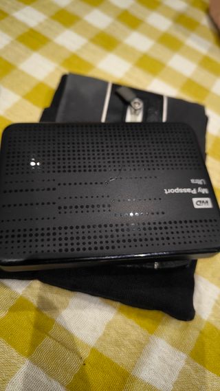 Disco Duro Portátil WD 1TB Ultra Negro+funda soft