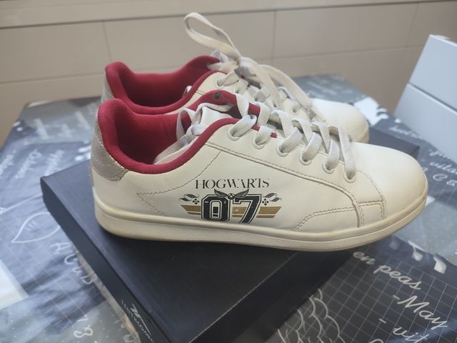 Zapatillas Blancas Harry Potter Hogwarts 07