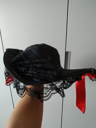 Disfraz Mosquetera Rojo y Dorado Talla M-L
