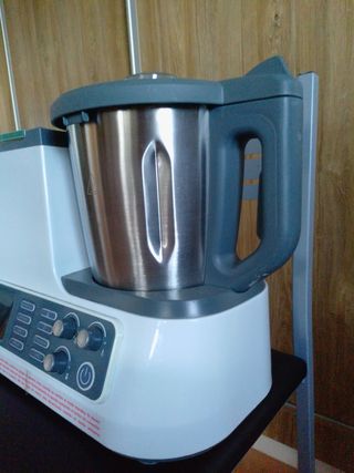 Robot de cocina multifunción blanco