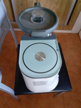 Robot de cocina multifunción blanco