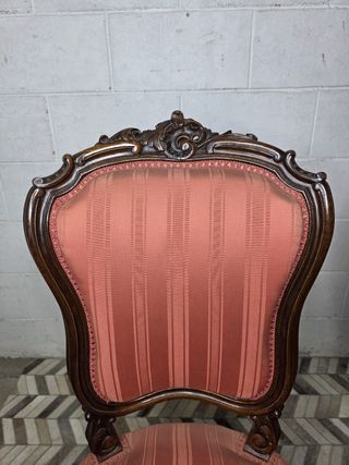 Pareja de sillas restauradas estilo Luis XV