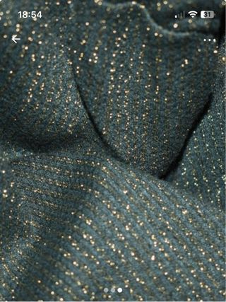 Pantalón brillo talla única/ top Zara talla S 