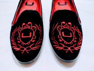 Bailarinas Adolfo Dominguez negras con bordado