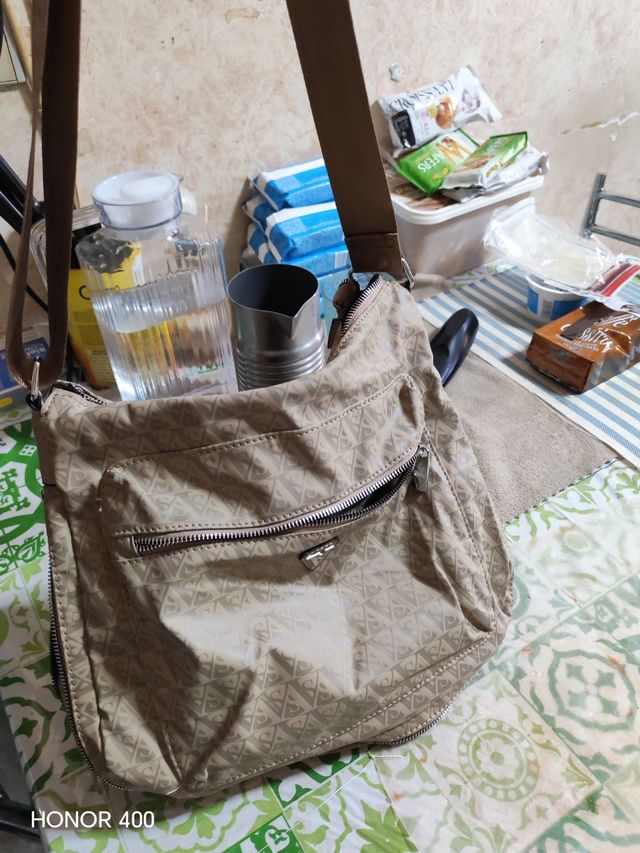 Borsa Sergio Valenti Beige/Marrone