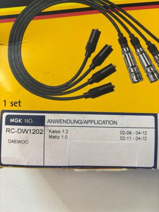 Cables de encendido NGK Daewoo Matiz