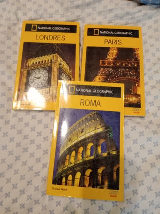 Lote Guías Londres, Paris y Roma
