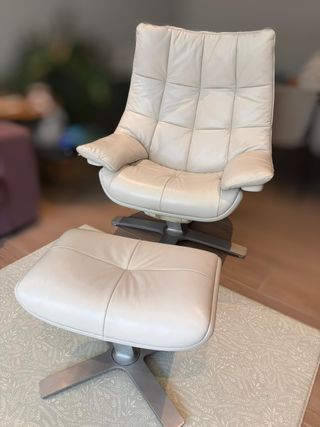 Butaca Natuzzi Revive con reposapiés