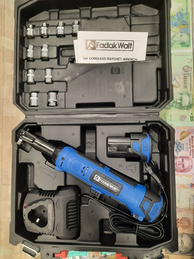 Llave Carraca Eléctrica Inalámbrica 3/8 12V