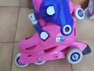 Patines niña con equipación 