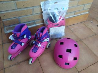 Patines niña con equipación 