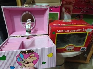 LOTE DE 3 JOYEROS MUSICALES VINTAGE AÑOS 80 90