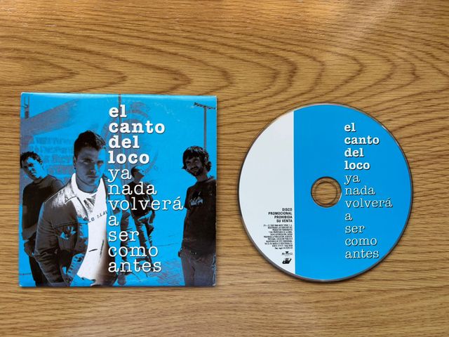 CD Single El Canto del Loco - Ya nada volverá a...