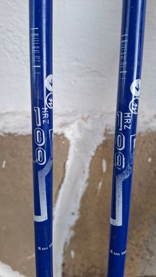 Esquís infantiles Wedze 128cm con bastones y funda