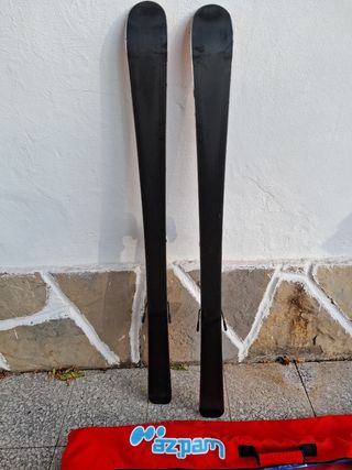 Esquís infantiles Wedze 128cm con bastones y funda
