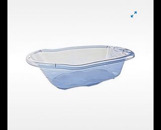 Bañera de bebé transparente