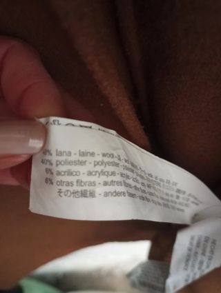 Abrigo marrón Handmade